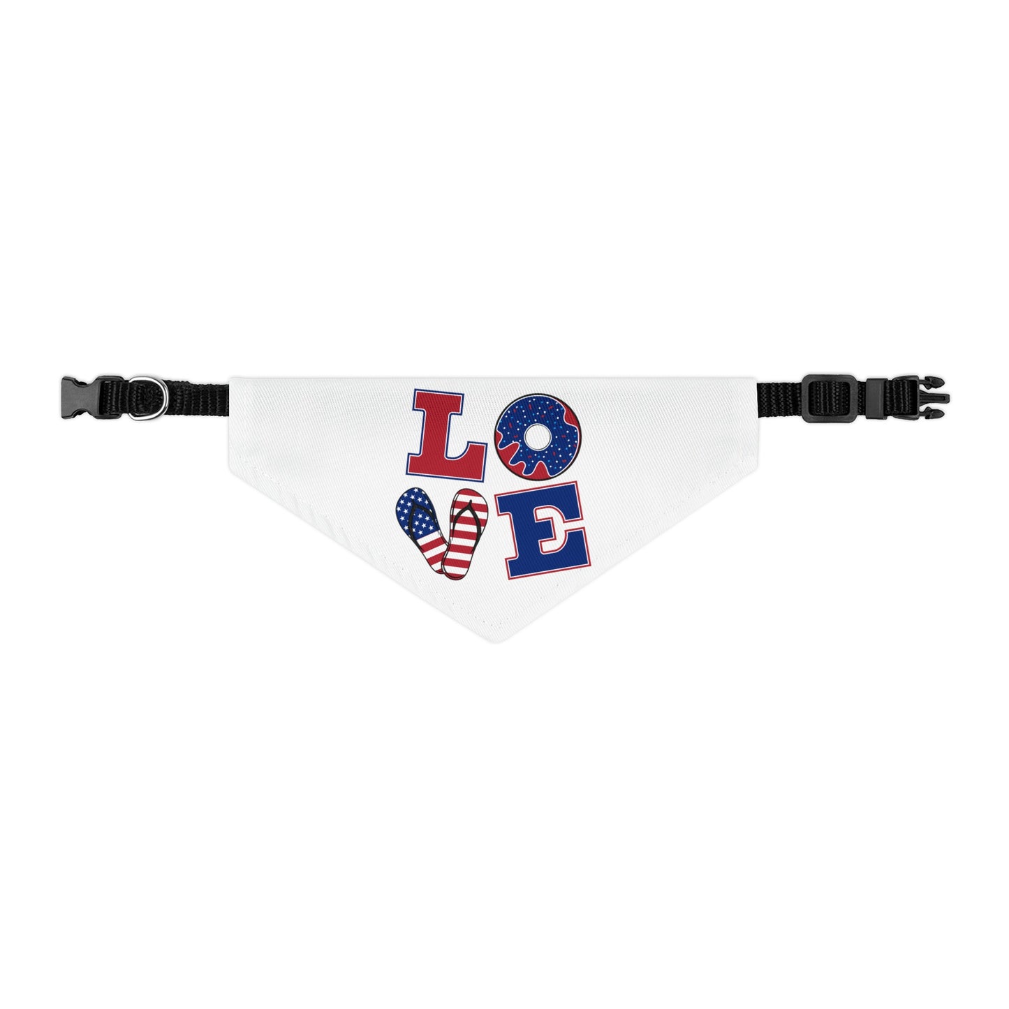 Love America Pet Bandana Collar