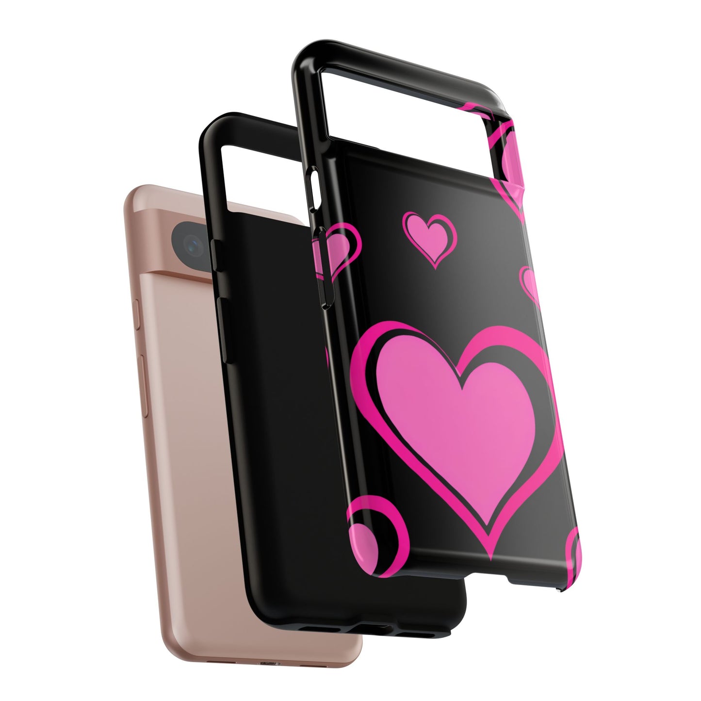 Pink Heart Tough Cases