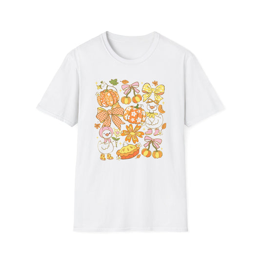 Autumn Vibes T-Shirt, Fall unisex tee, Pumpkin patch shirt, Cute Halloween top, Thanksgiving outfit