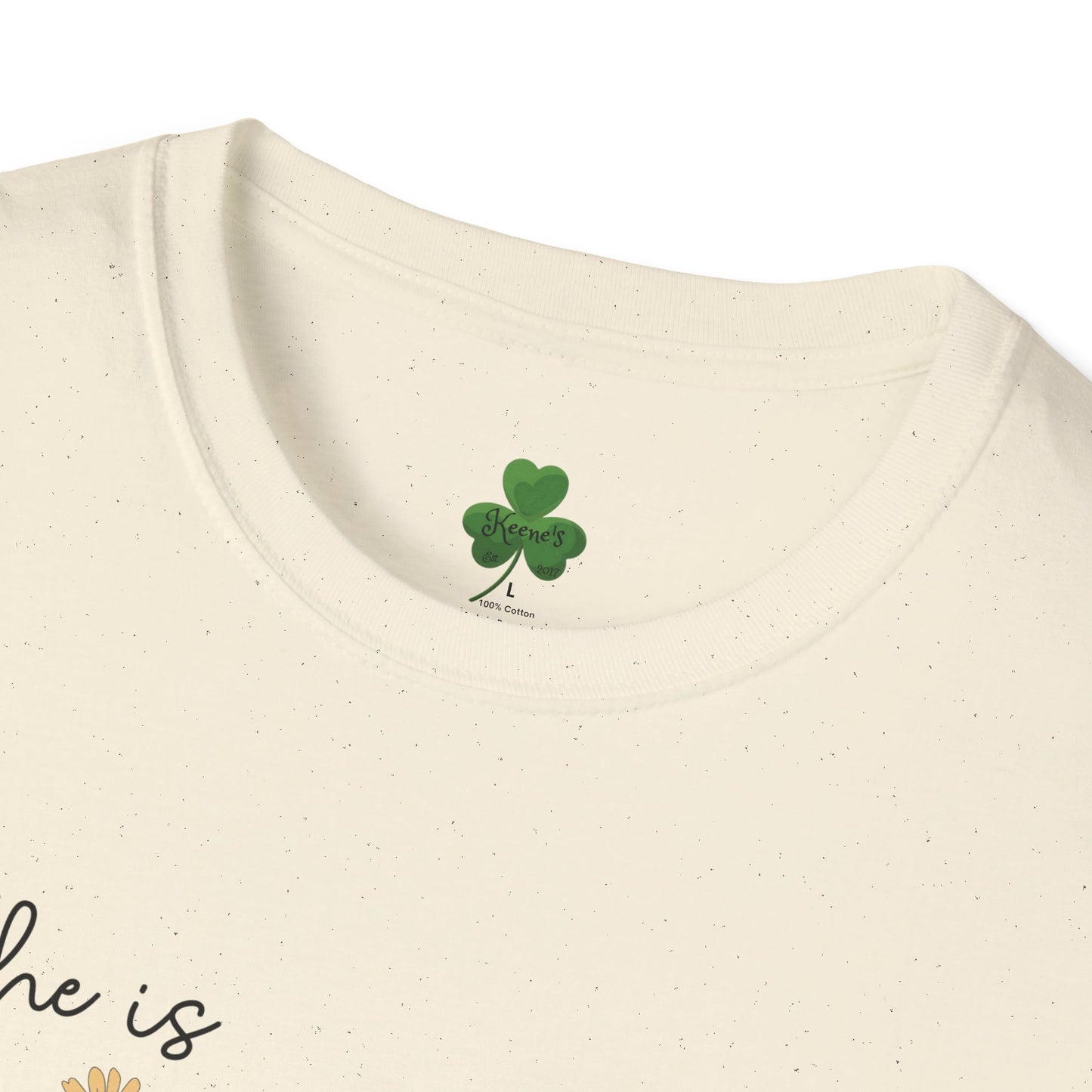 She is funny brave caring beautiful kind loving mom T-Shirt — Floral Mother’s Day Tee