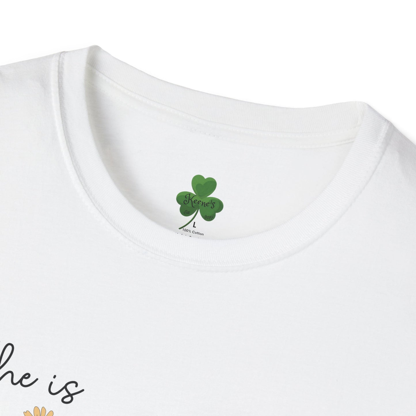 She is funny brave caring beautiful kind loving mom T-Shirt — Floral Mother’s Day Tee