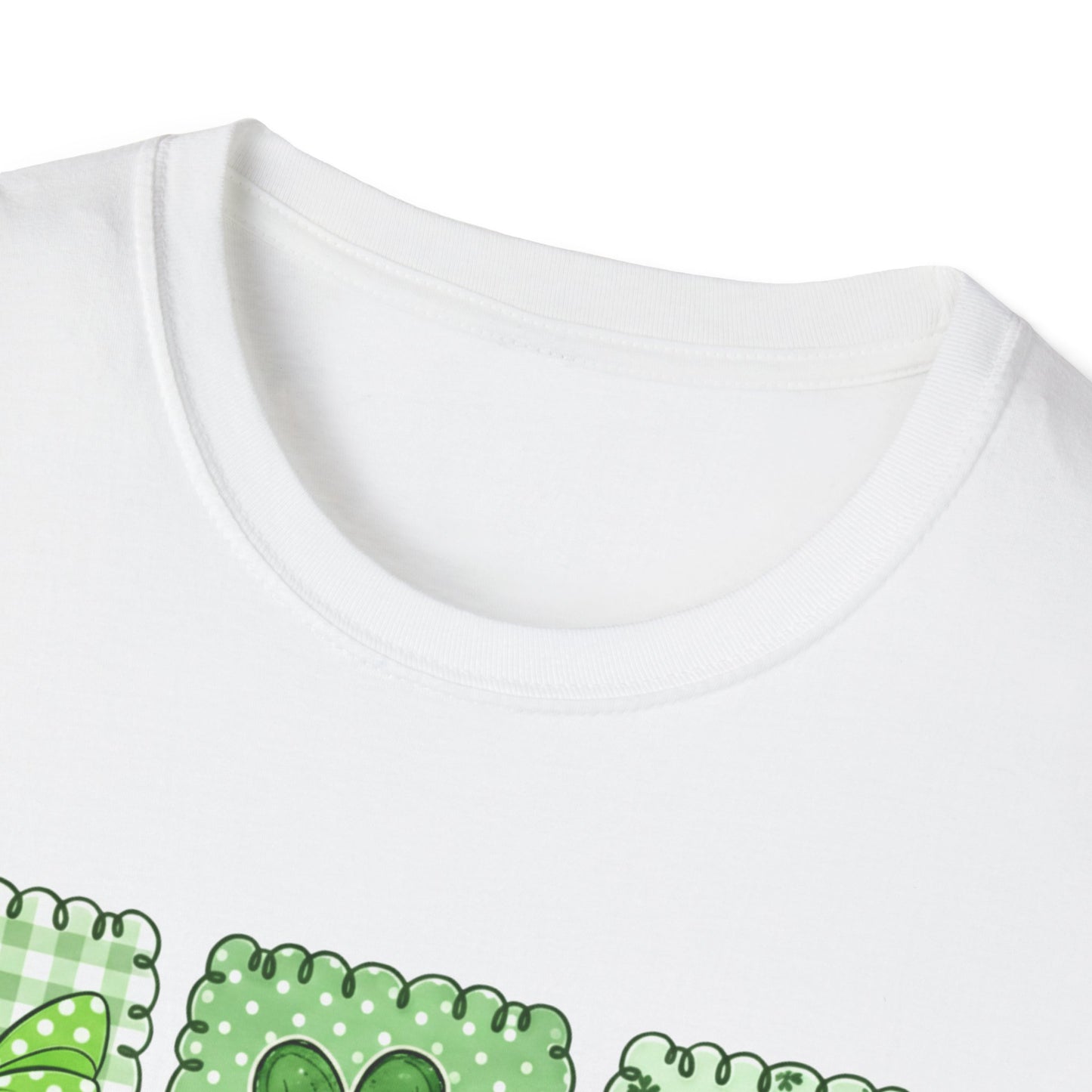 St. Patrick’s Day Shamrock T-Shirt — Green Clover Trio Tee