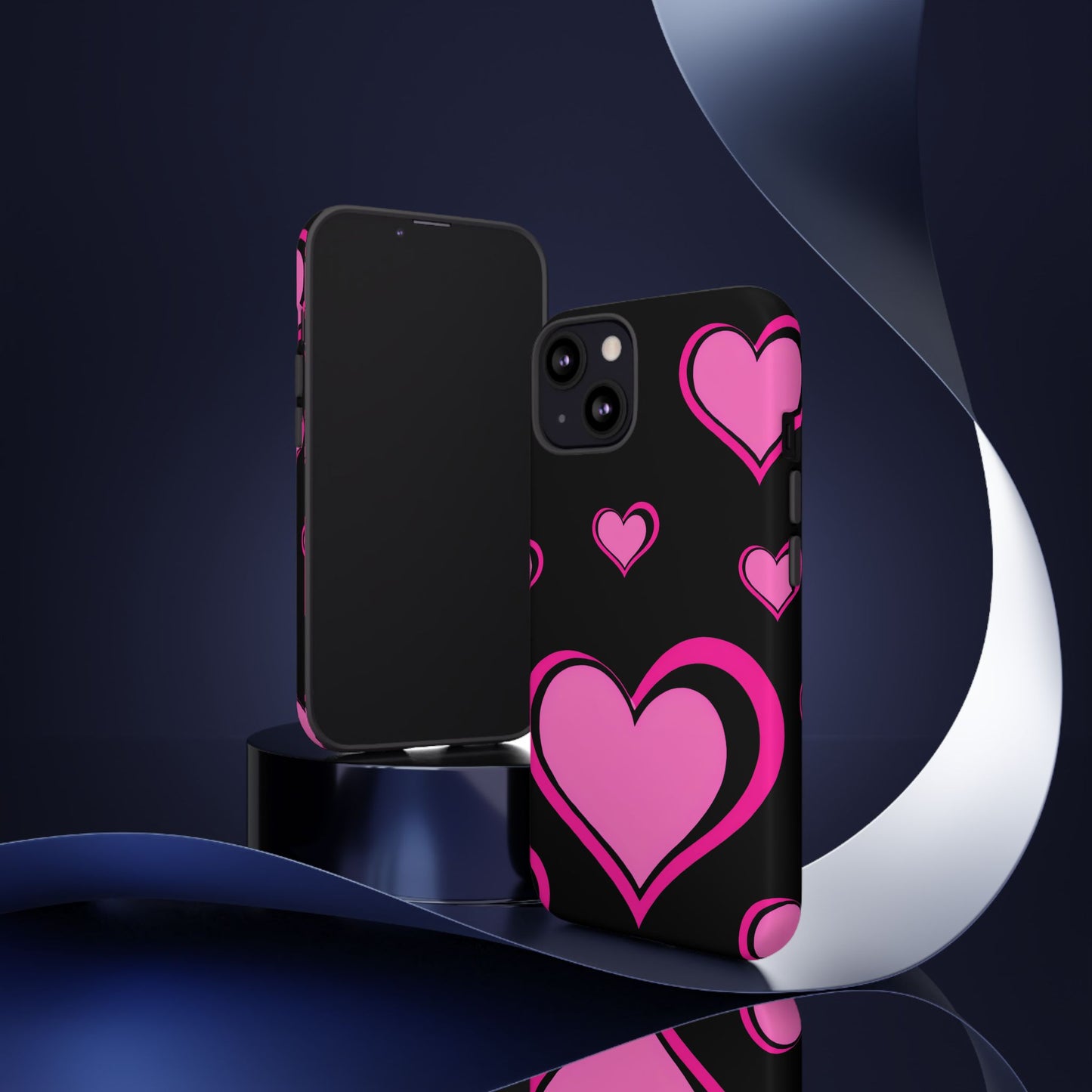 Pink Heart Tough Cases