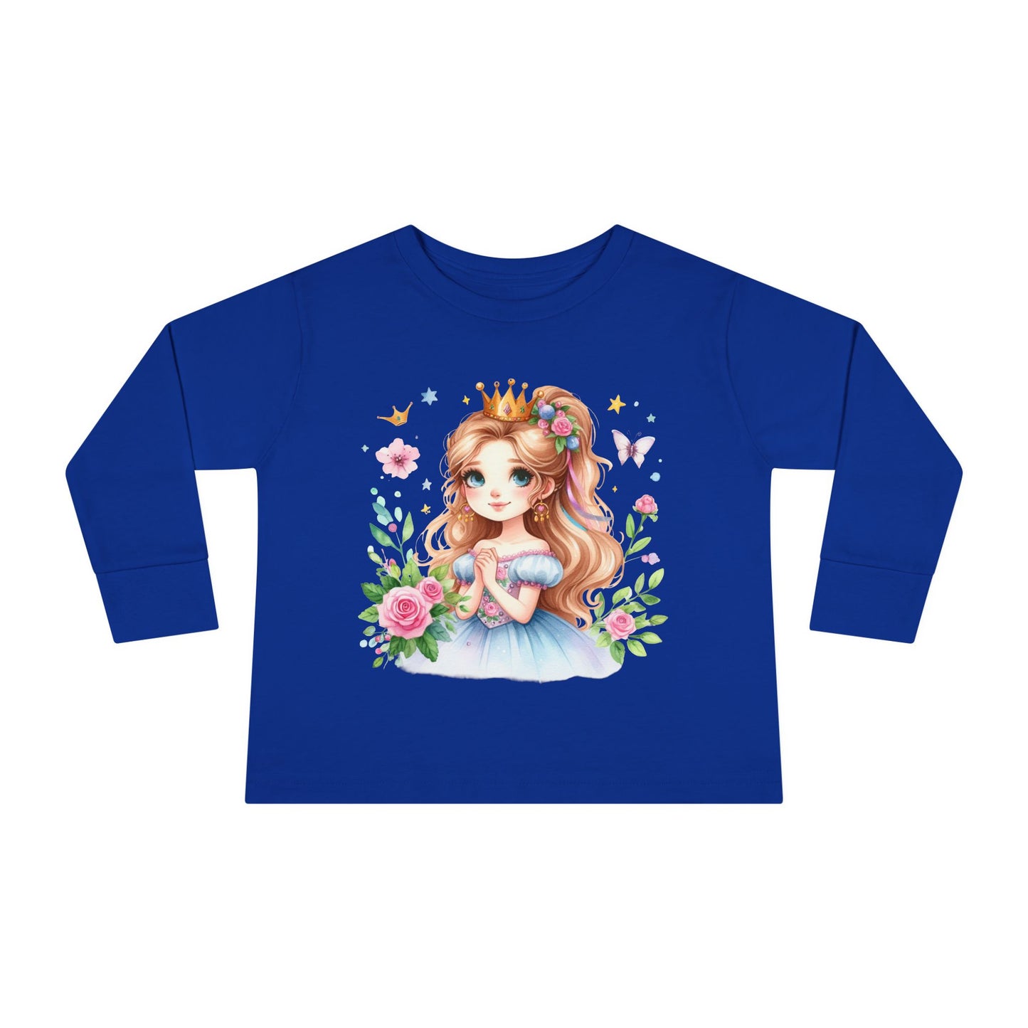 Fairy Princess Toddler Tee, Cute Kids Shirt, Toddler Long Sleeve Top, Gifts for Little Girls, Birthday Essentials