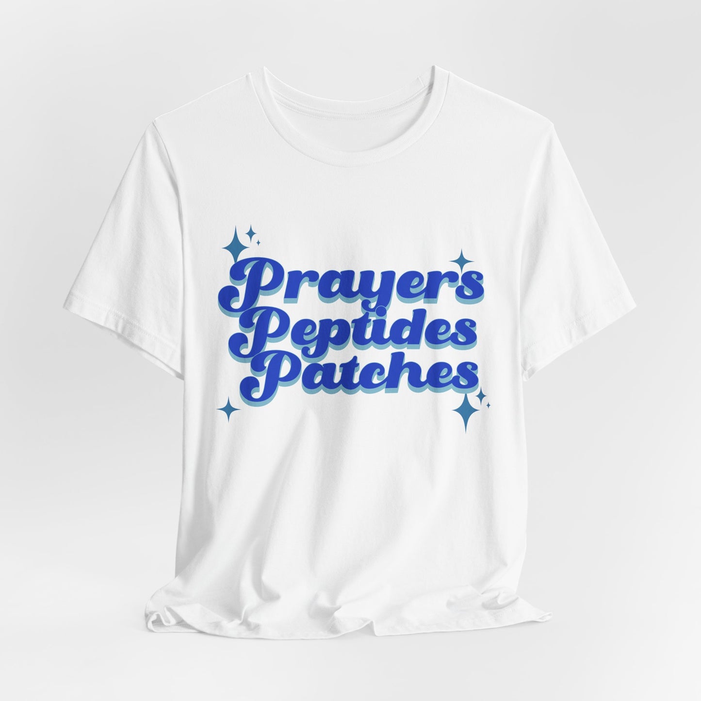 Prayers Peptides Patches Tee