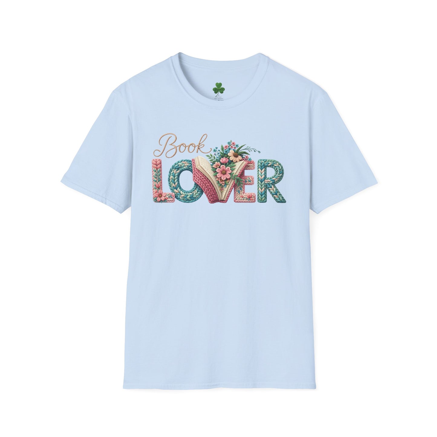 Book Lover T-Shirt — Floral Vintage 'Book Lover' Graphic Tee
