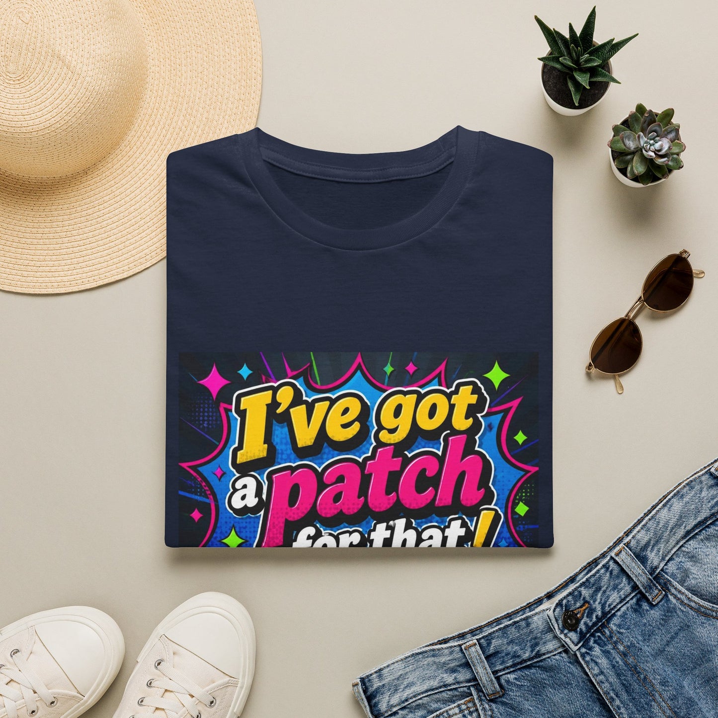 I've Got a Patch for That T-Shirt — Funny Novelty Graphic Tee