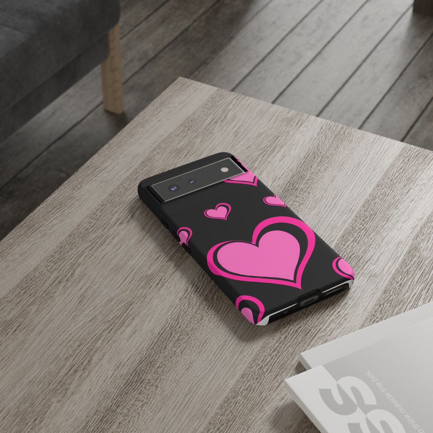 Pink Heart Tough Cases