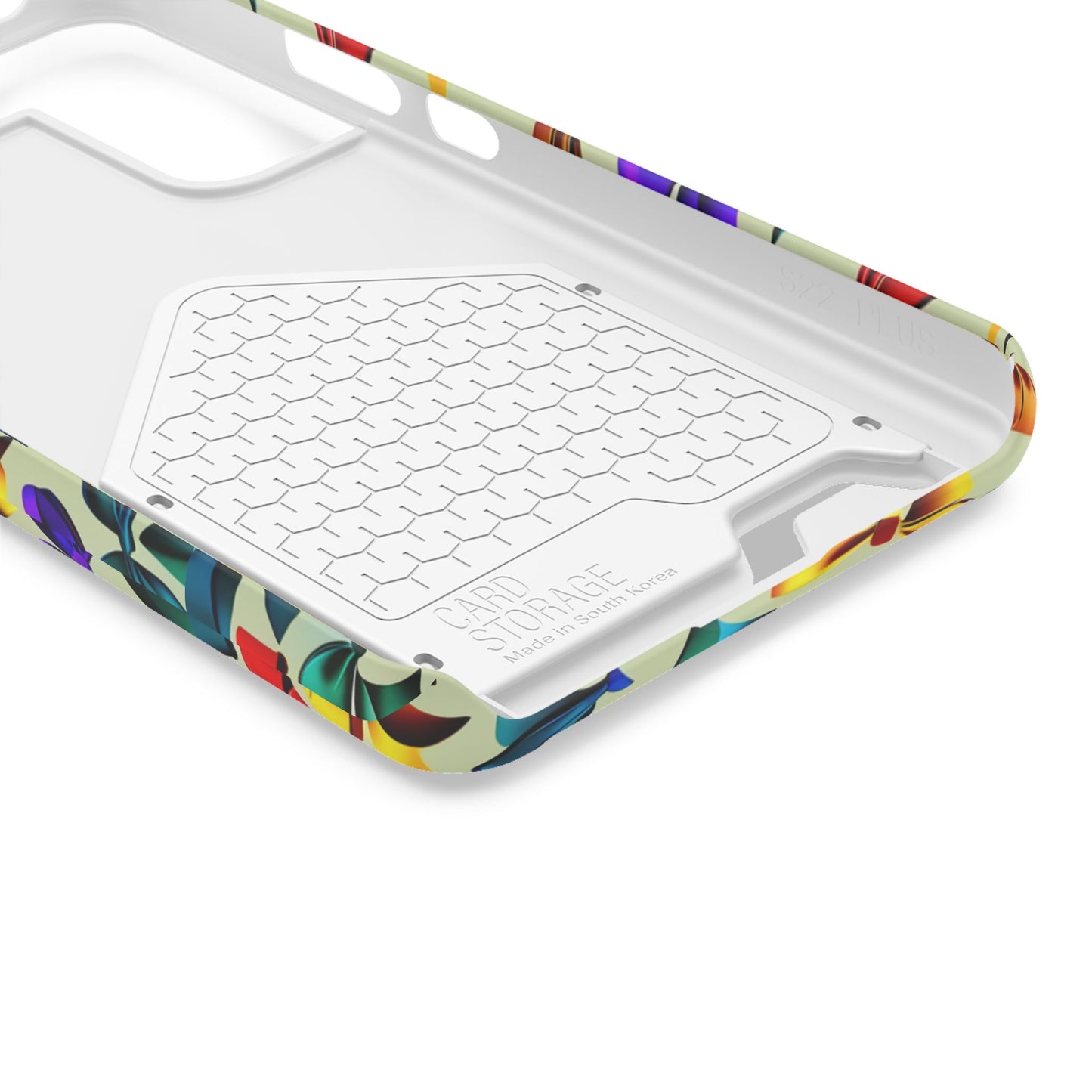 Colorful Bow Pattern Phone Card Case — Slim Wallet Phone Case