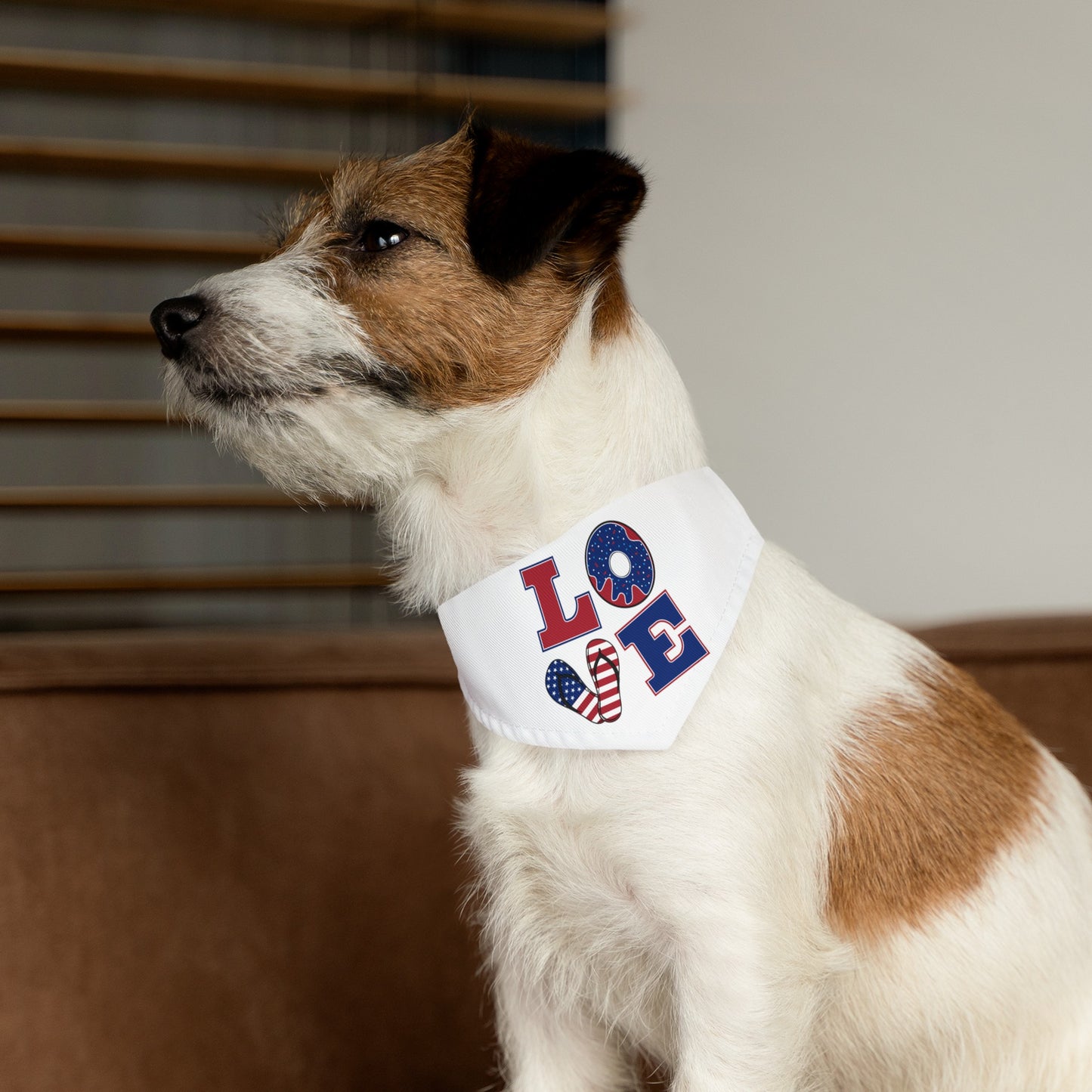 Love America Pet Bandana Collar