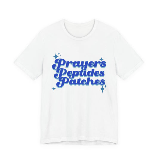 Prayers Peptides Patches Tee
