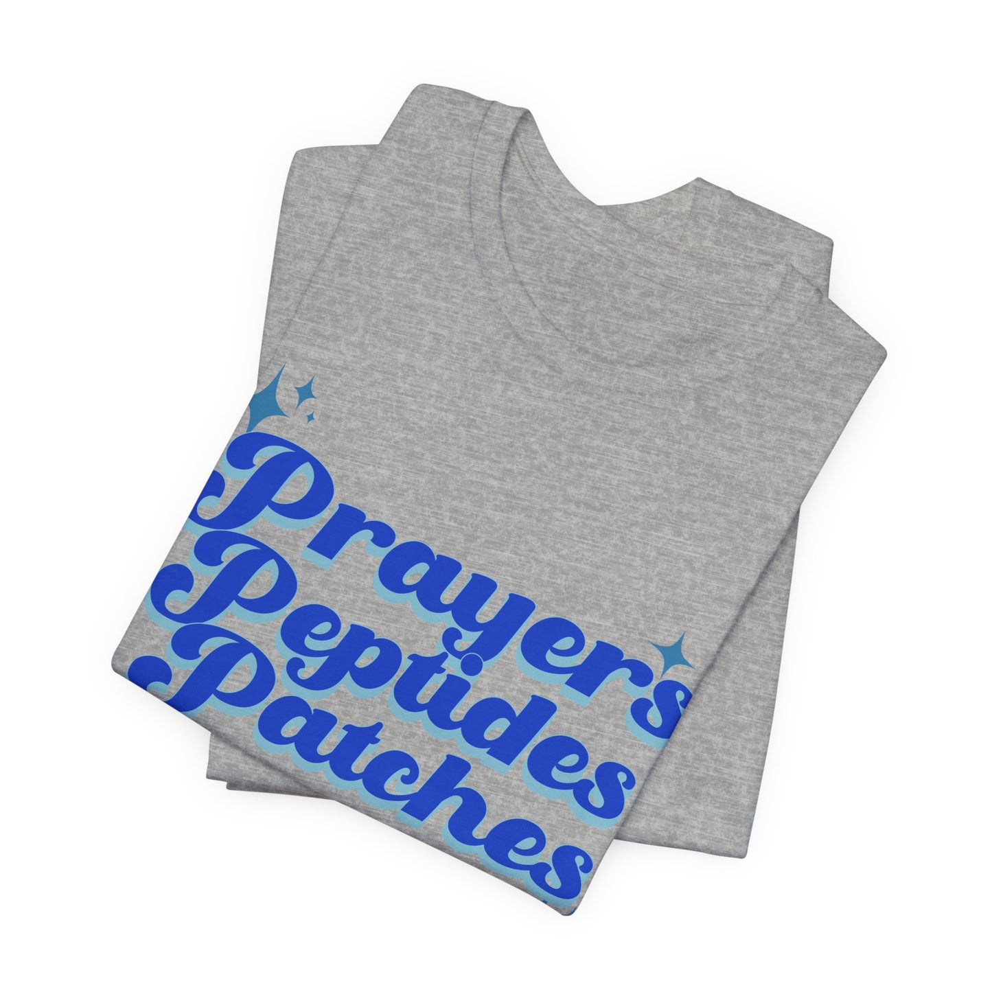 Prayers Peptides Patches Tee