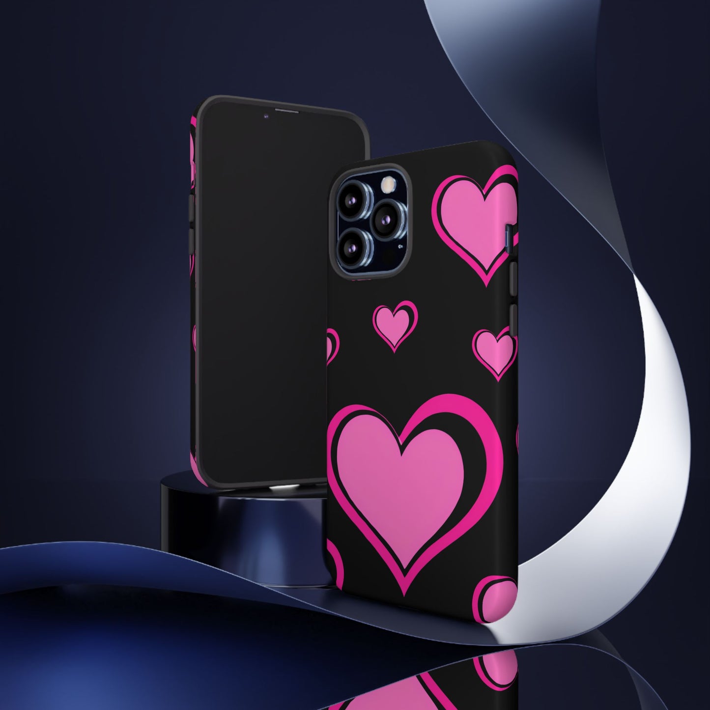 Pink Heart Tough Cases