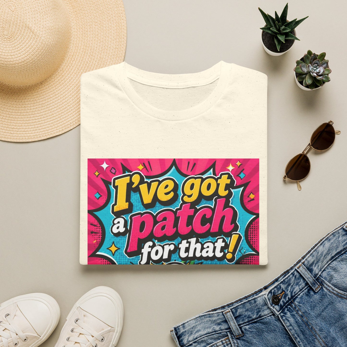 I've Got a Patch for That T-Shirt — Funny Retro Comic Graphic Tee