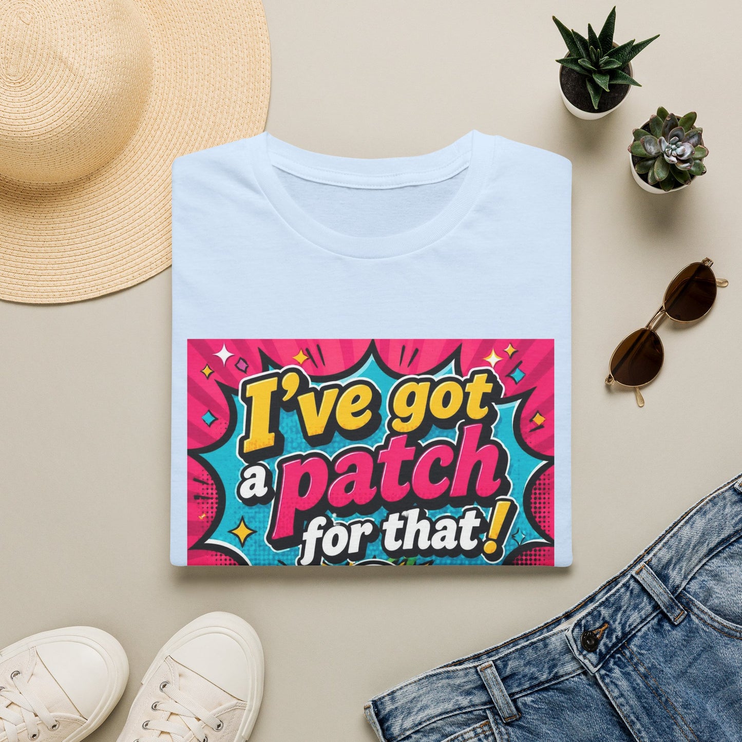 I've Got a Patch for That T-Shirt — Funny Retro Comic Graphic Tee