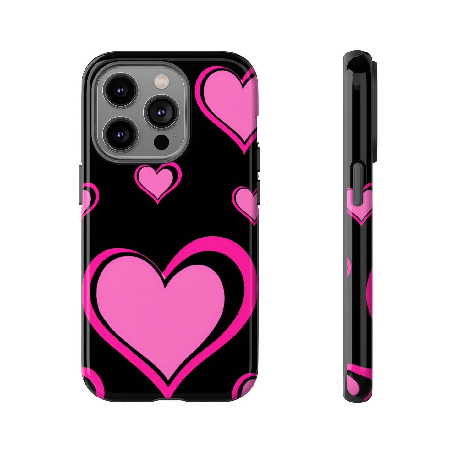 Pink Heart Tough Cases