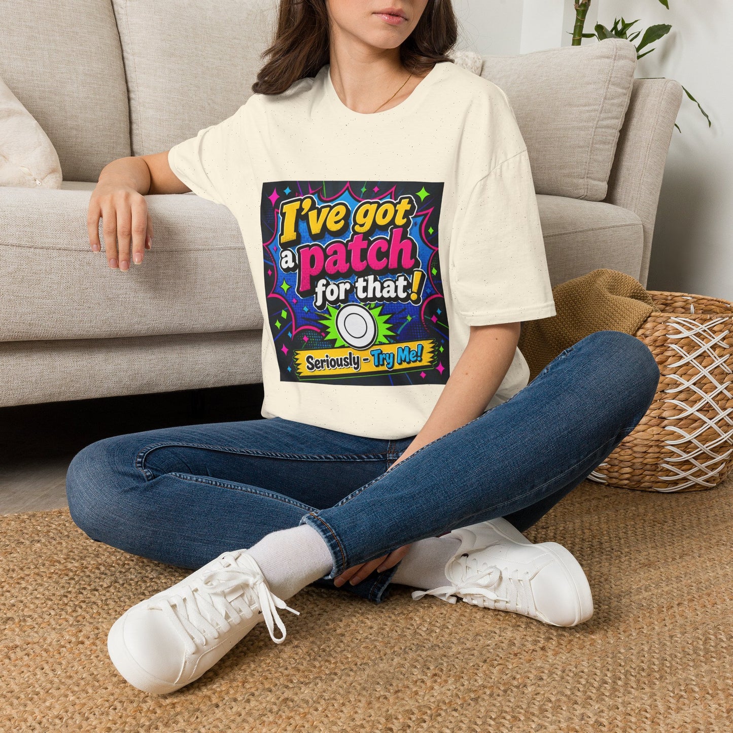 I've Got a Patch for That T-Shirt — Funny Novelty Graphic Tee