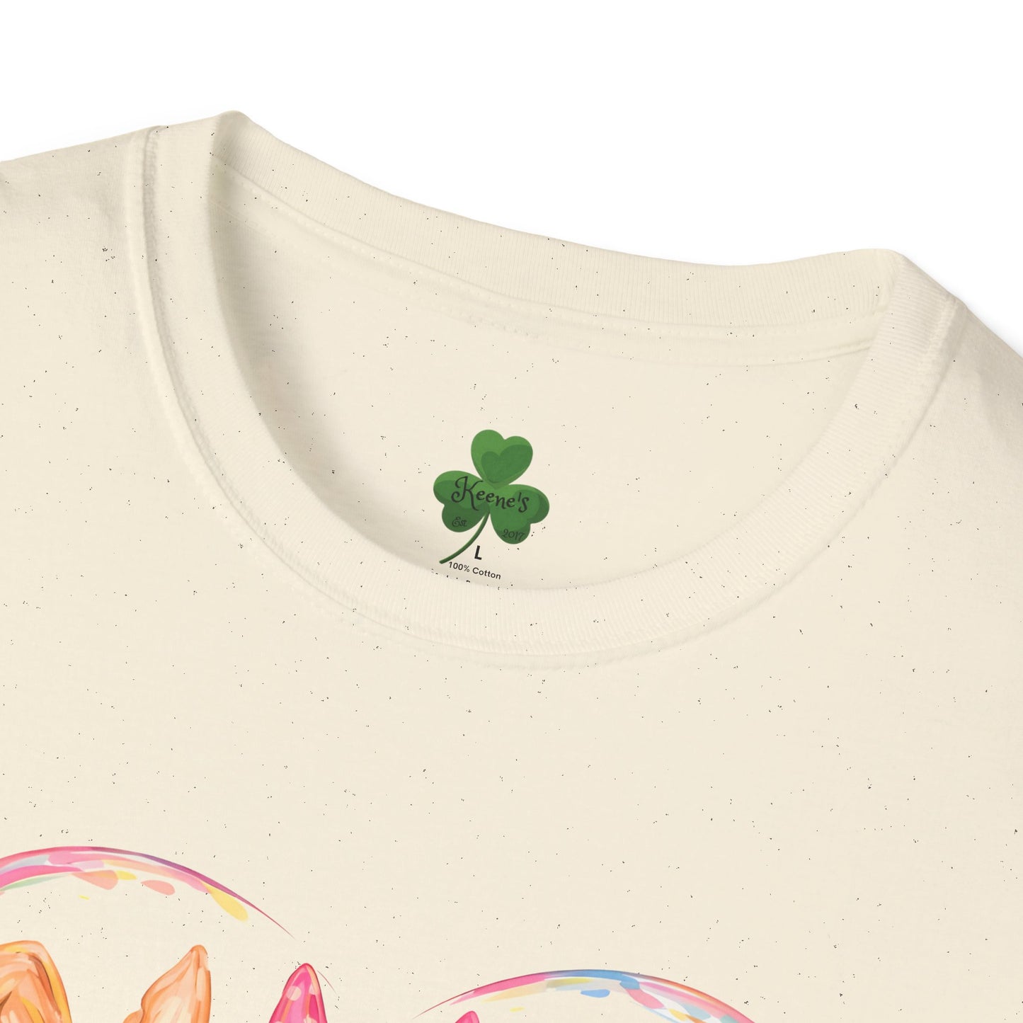 Easter Pastel Bunny Heart T-Shirt