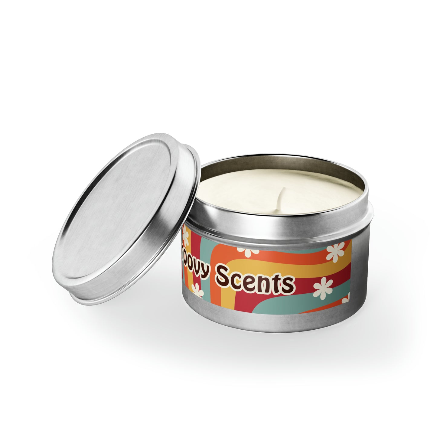 Groovy Scents Tin Candles