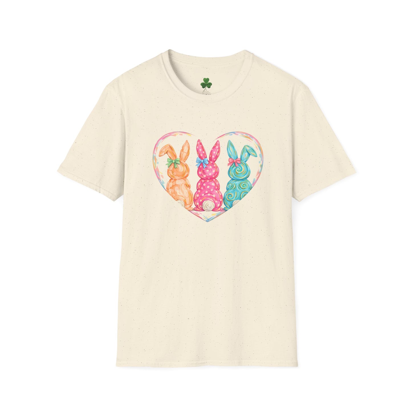Easter Pastel Bunny Heart T-Shirt