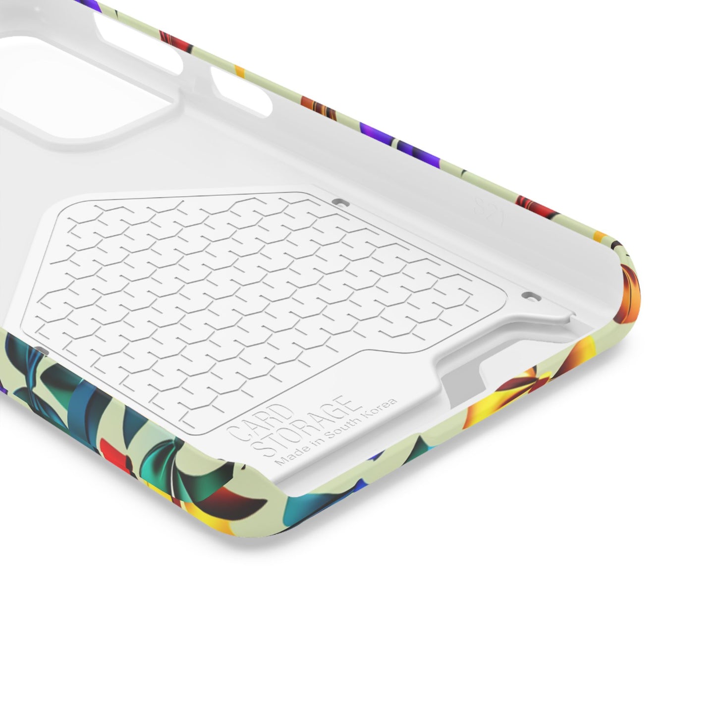 Colorful Bow Pattern Phone Card Case — Slim Wallet Phone Case
