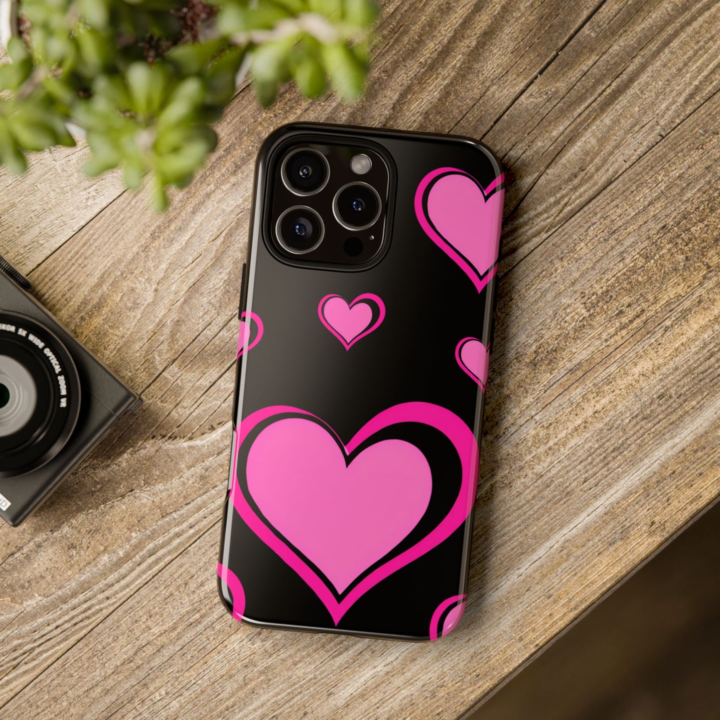 Pink Heart Tough Cases