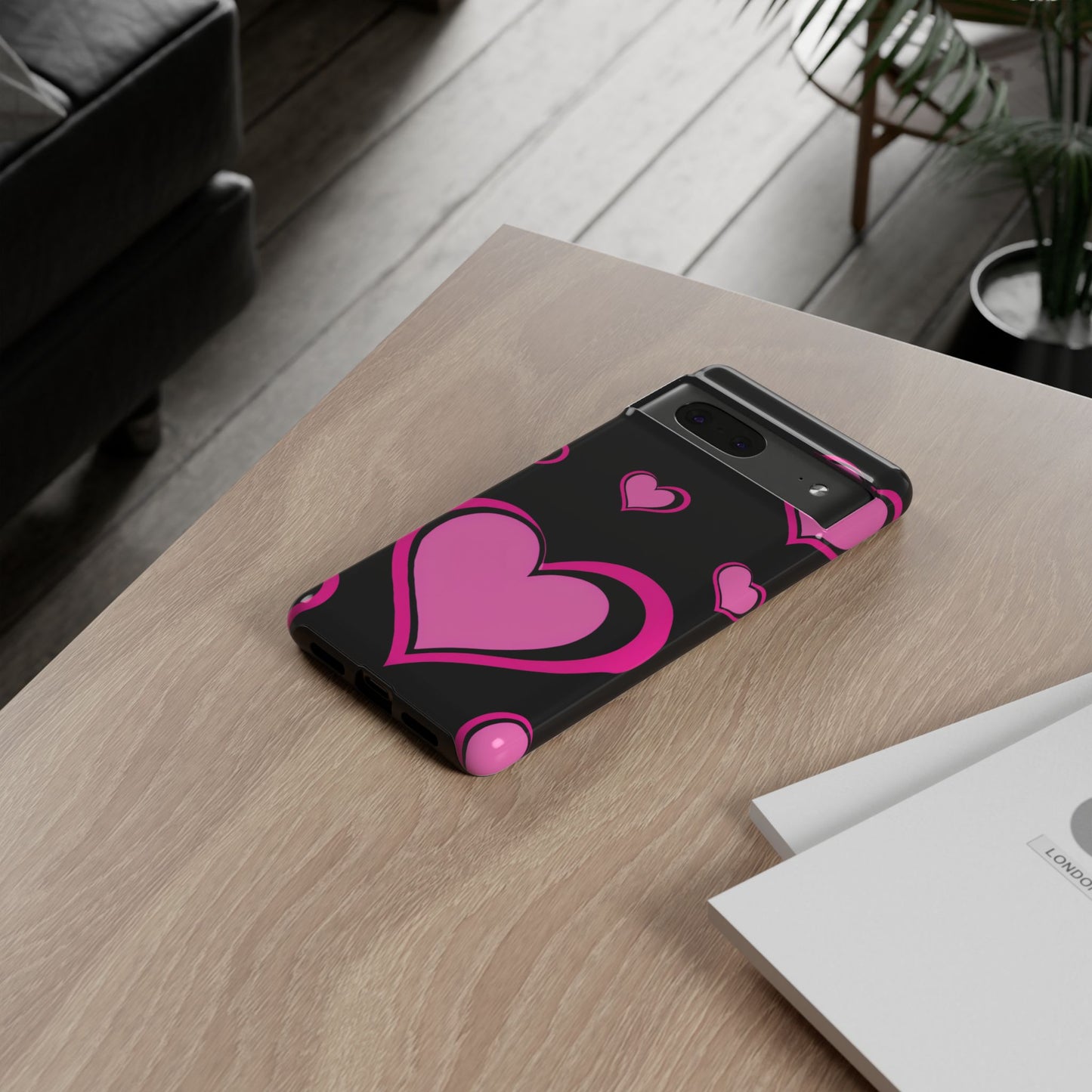 Pink Heart Tough Cases