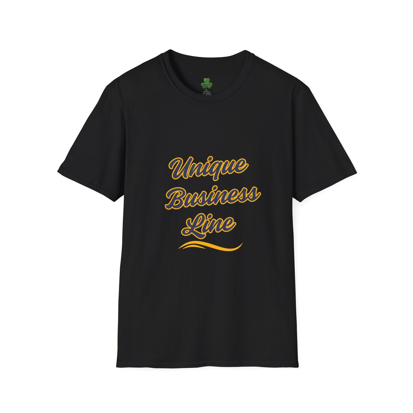 Unisex Softstyle T-Shirt with 'Unique Business Line' Print, Casual Tee, Gift for Entrepreneurs, Daily Wear, Business Merchandise