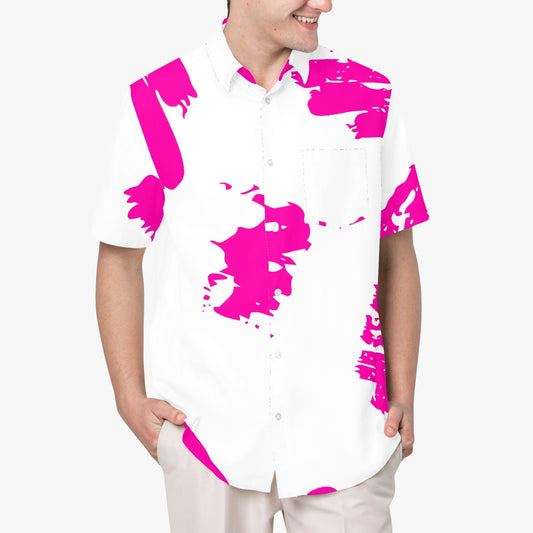 Pink Hawaiian Hula Shirt