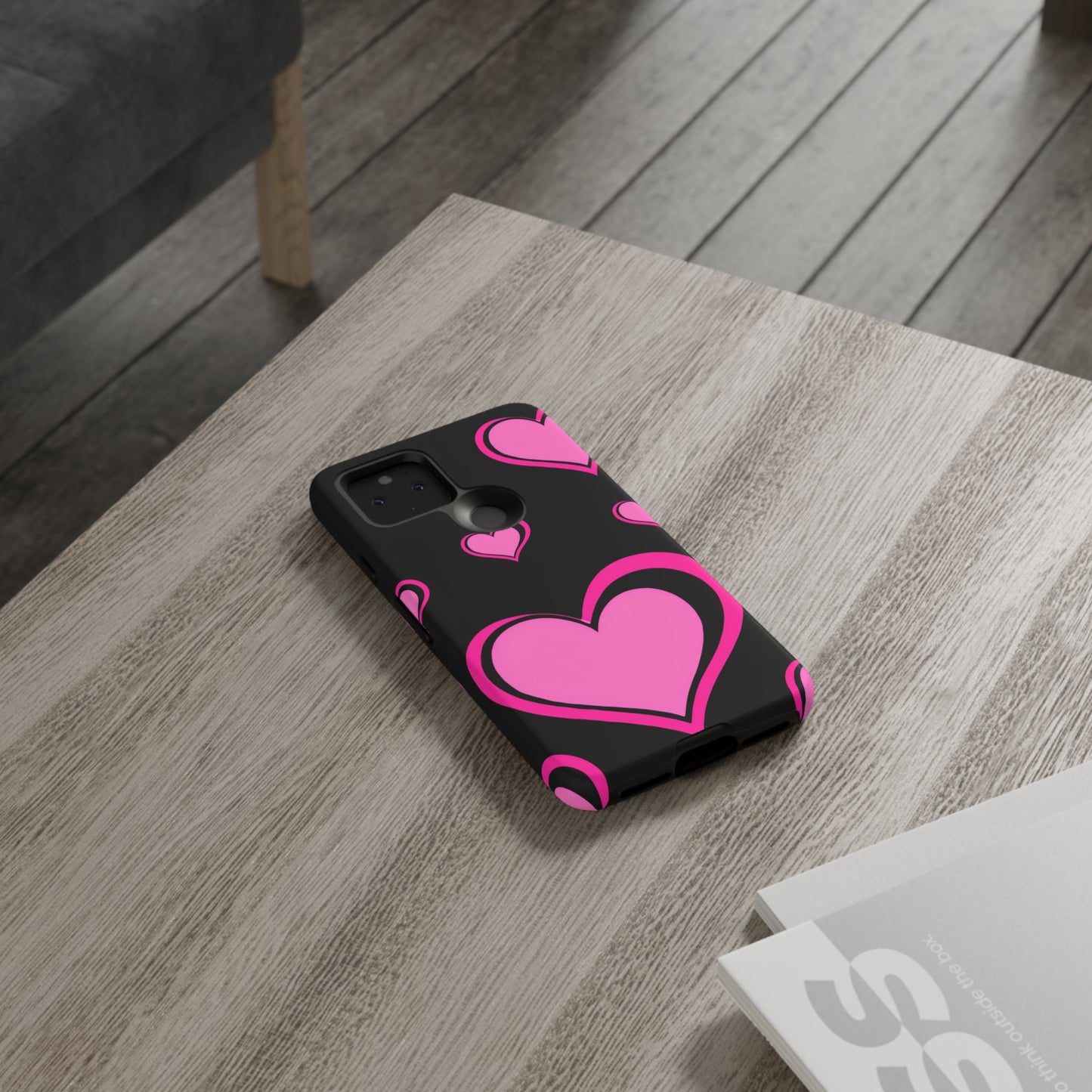 Pink Heart Tough Cases