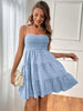 Tiered Smocked Square Neck Cami Dress