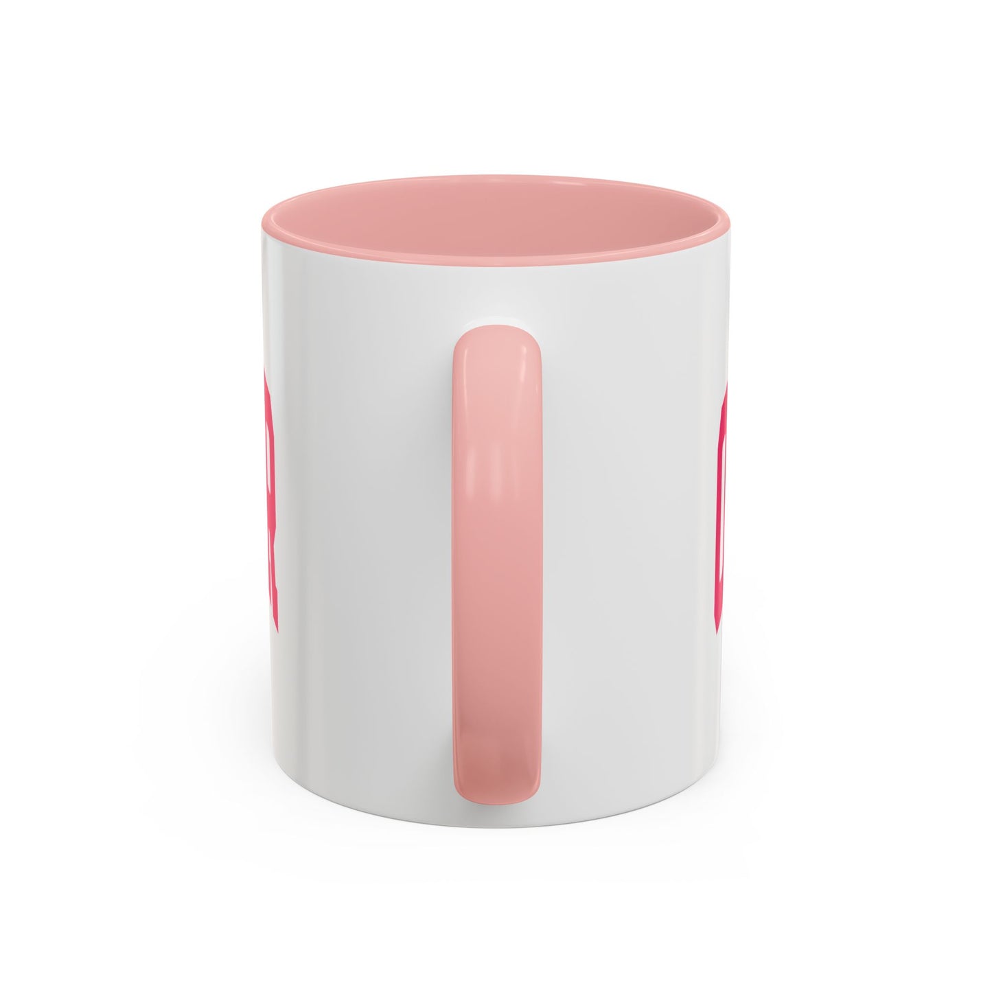 Overthinker 24/7 Accent Coffee Mug — Funny Pink Mental Health Gift