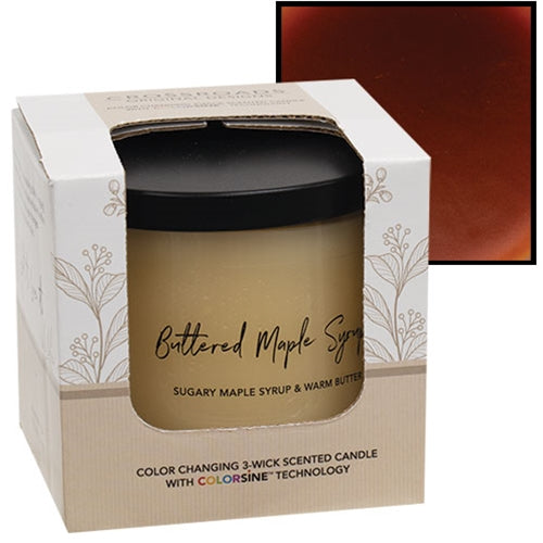 Buttered Maple Syrup Color Changing Candle