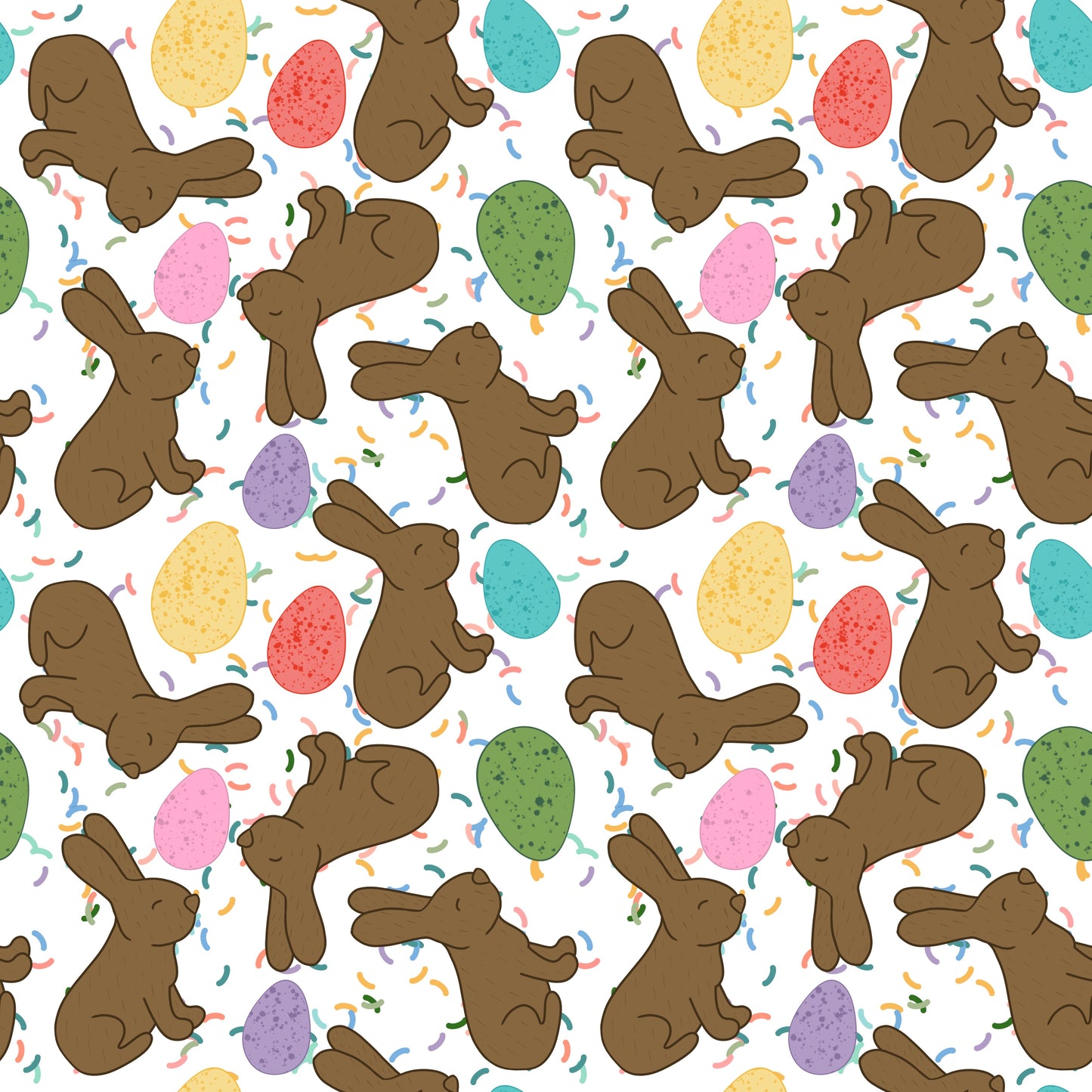 Chocolate Bunny kids leggings with pockets