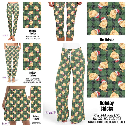 Holiday Chicks leggings with pockets