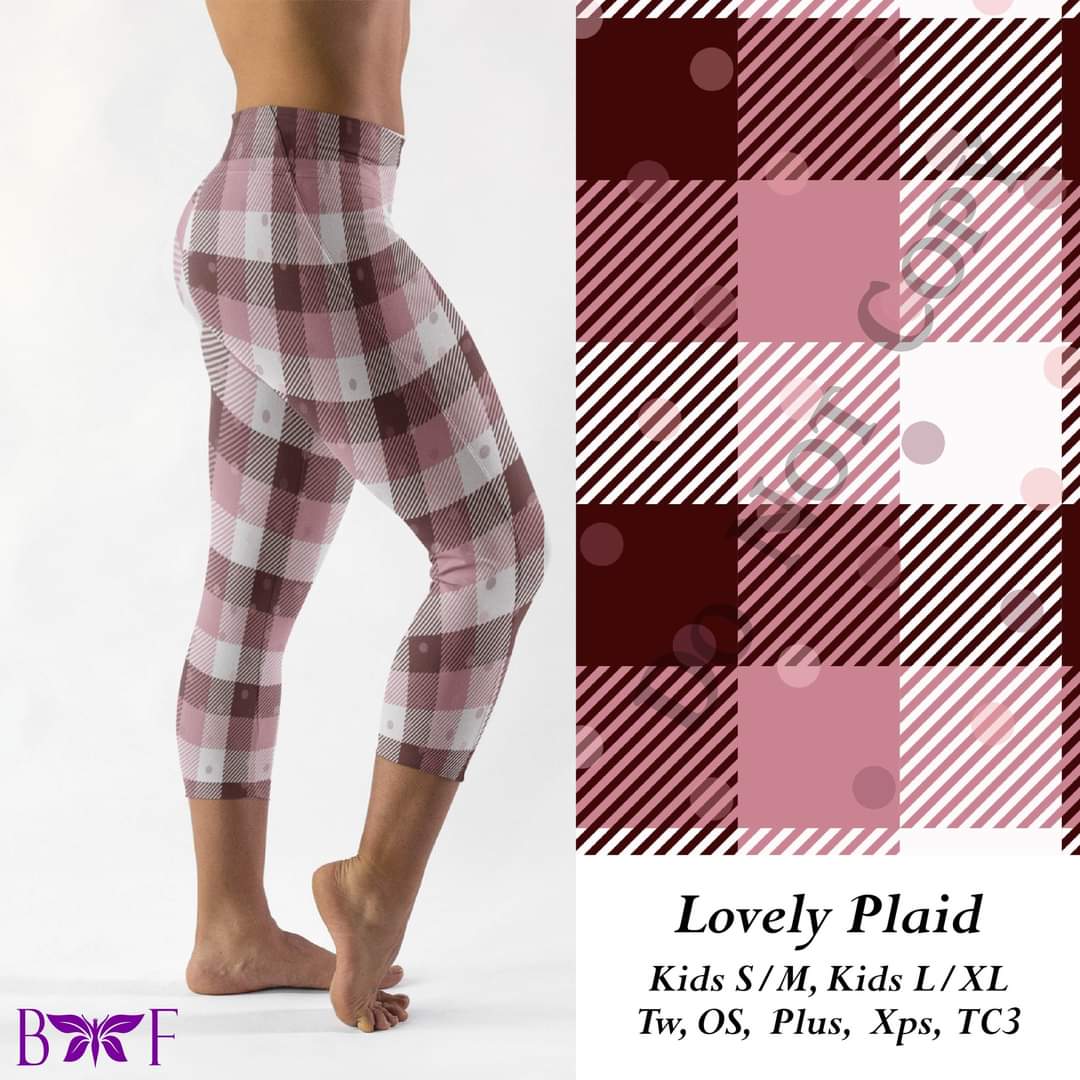 Lovely Plaid joggers