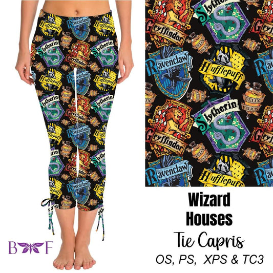 Wizard Houses side tie capris