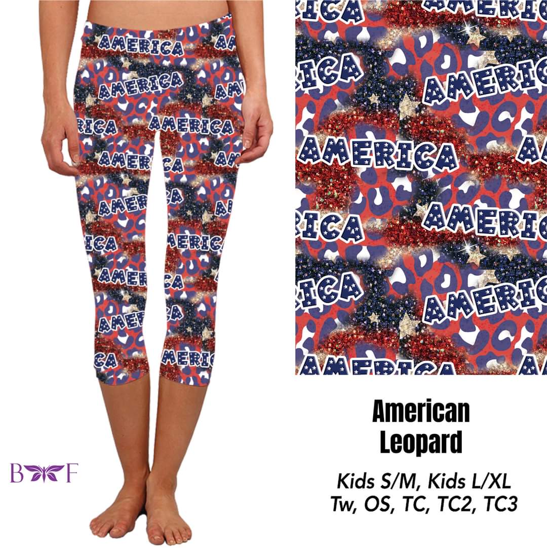 American Leopard capris