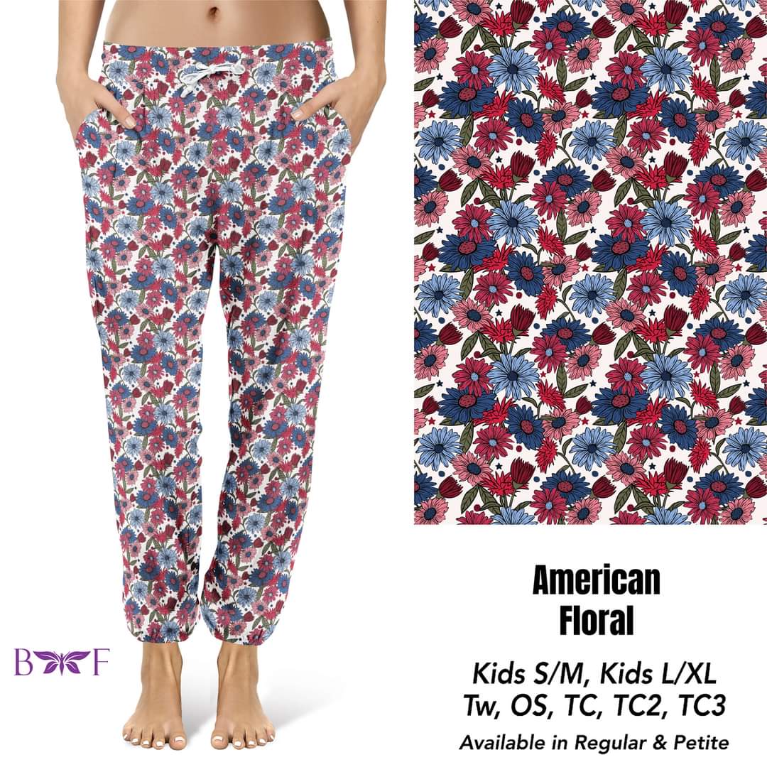 American Floral Capris, Shorts