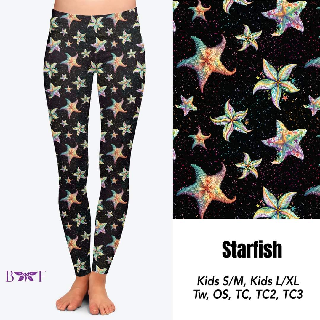 Starfish Capris and Biker Shorts with pockets