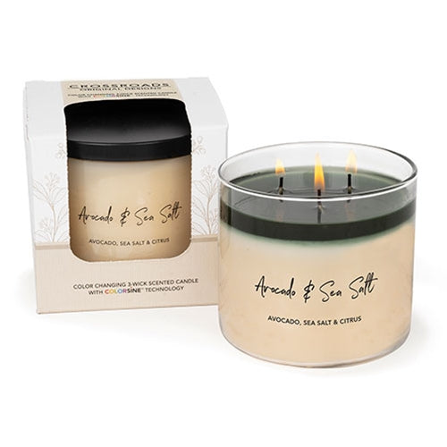 Avocado & Sea Salt Color Changing Candle