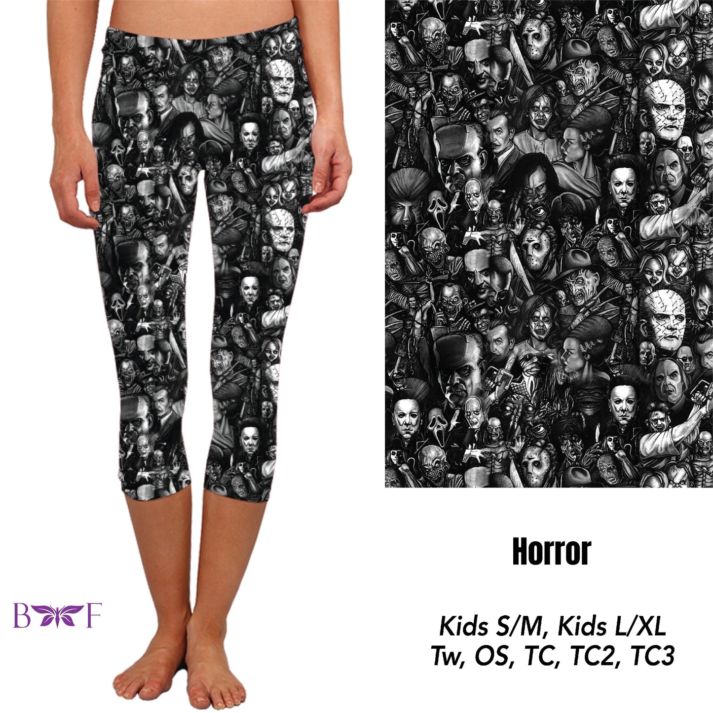 Horror leggings with pockets (only available in extended plus)