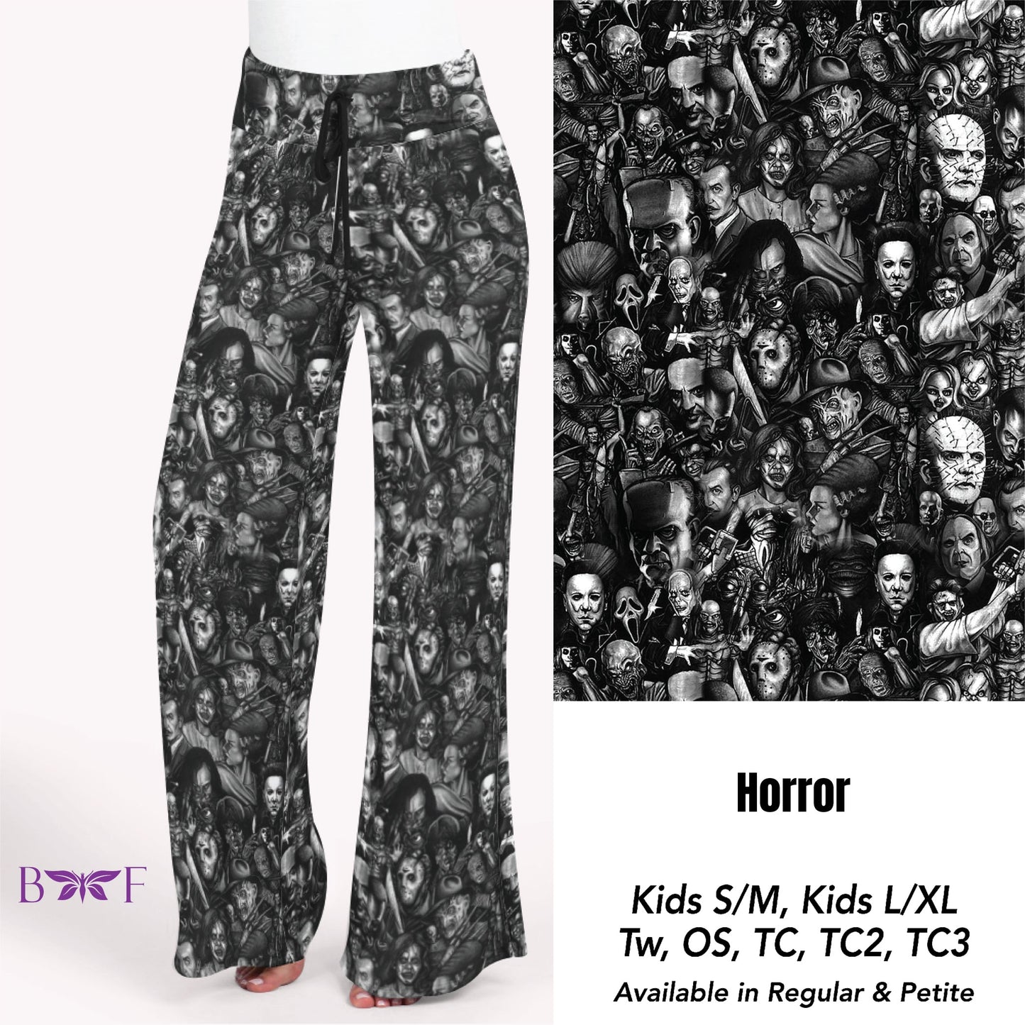 Horror leggings with pockets (only available in extended plus)