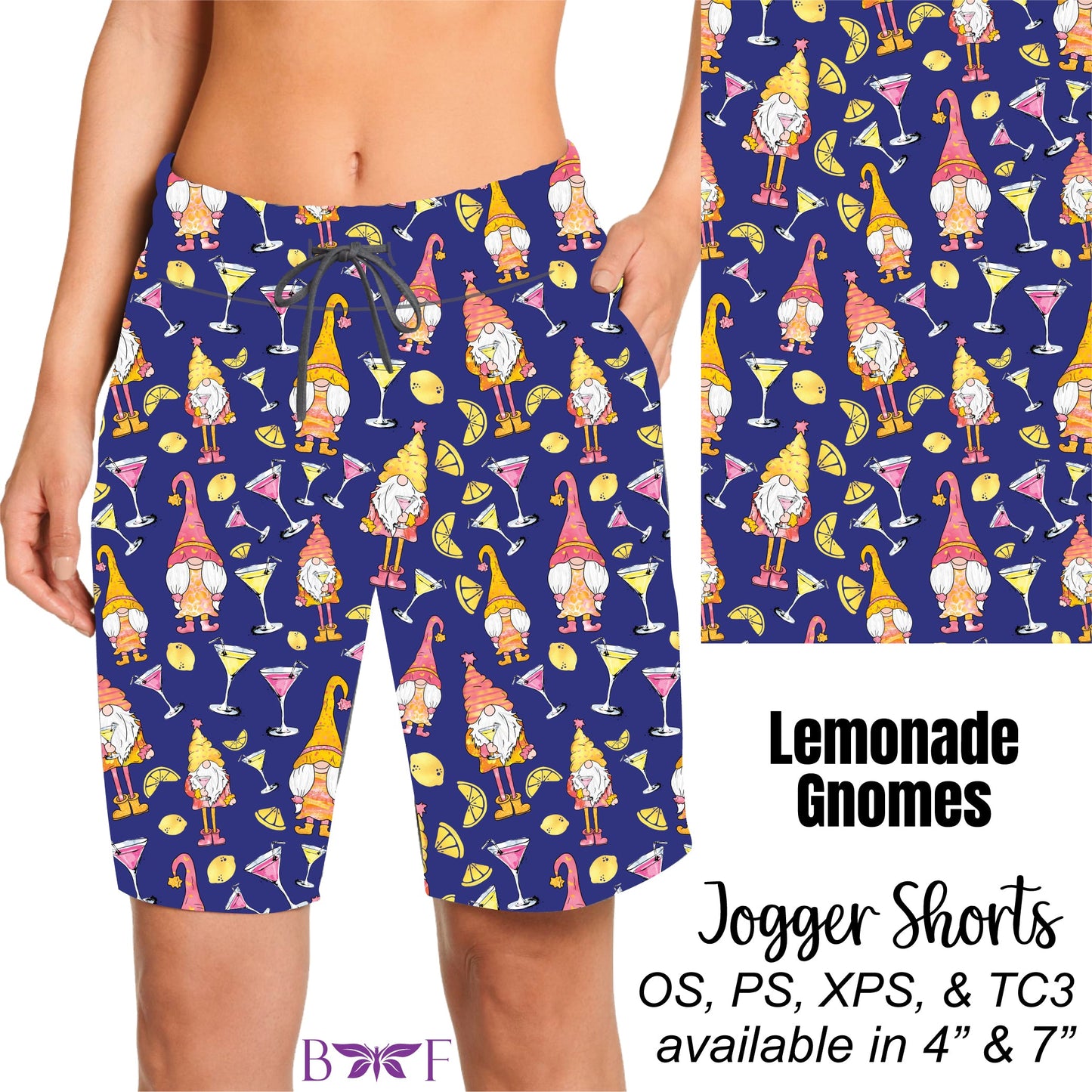 Lemonade Gnomes Capris with pockets