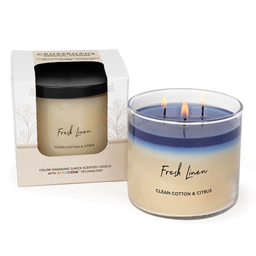 Fresh Linen Color Changing Candle