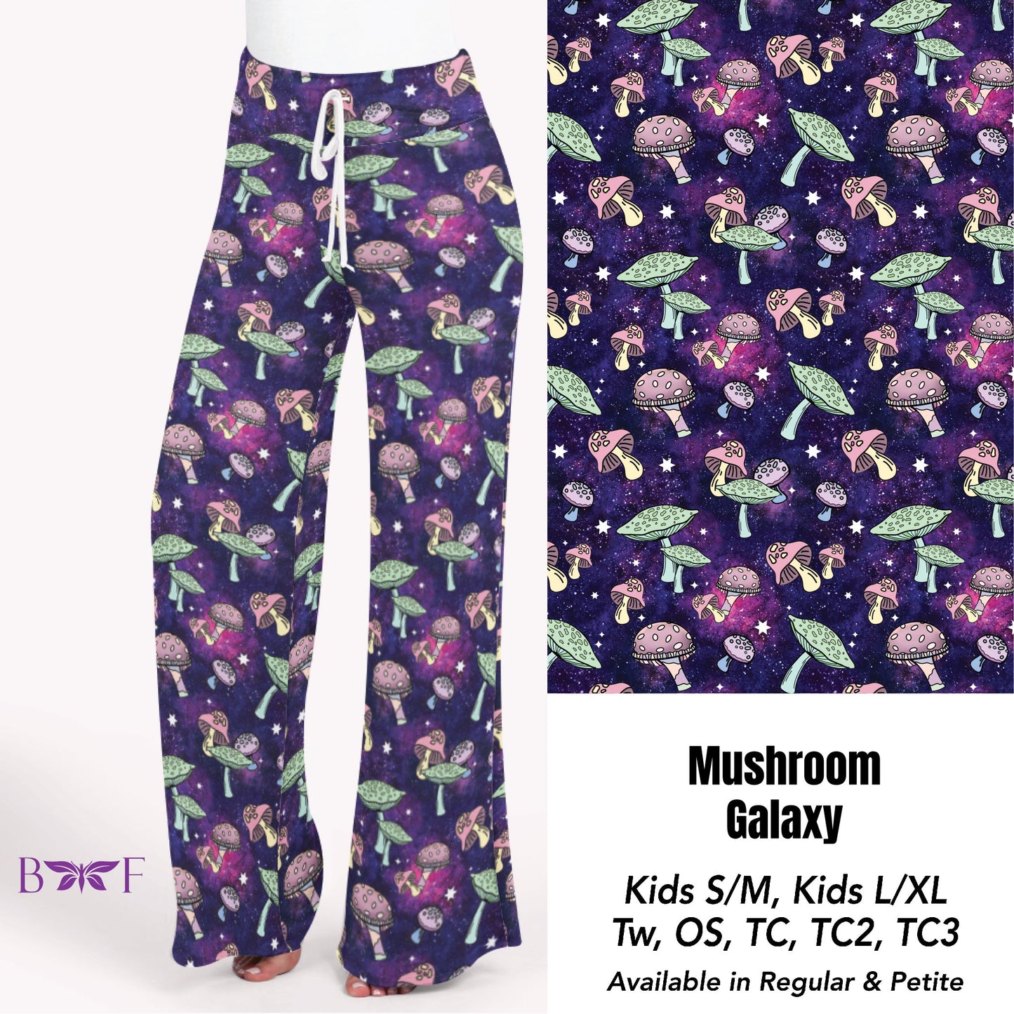 Mushroom galaxy leggings, Capris, joggers and Lounge Pants