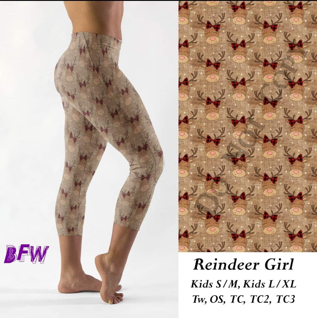 Reindeer Girl leggings