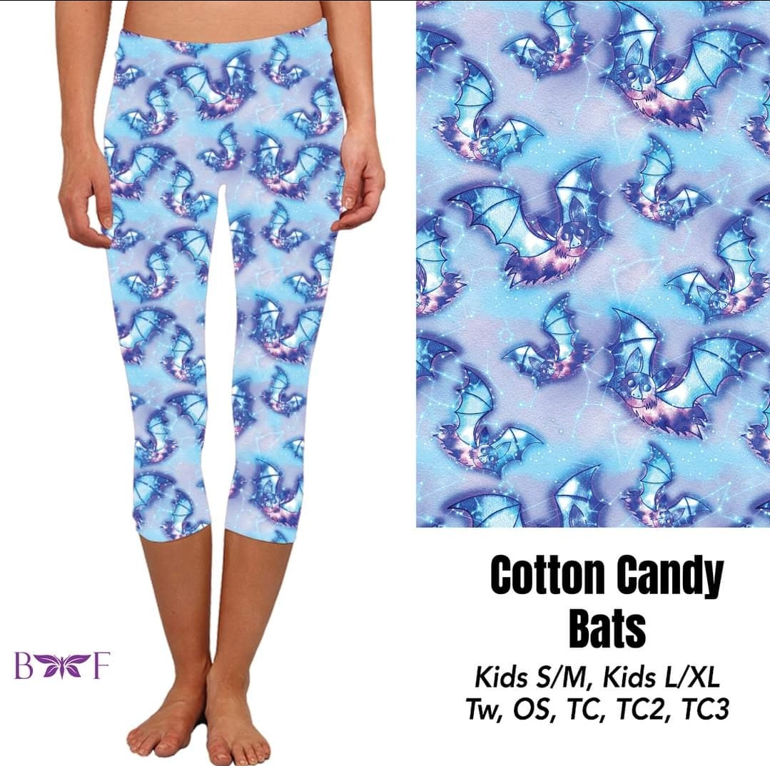 Cotton Candy Bats Capris with pockets