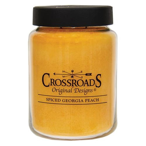 Spiced Georgia Peach Jar Candle - 26 OZ