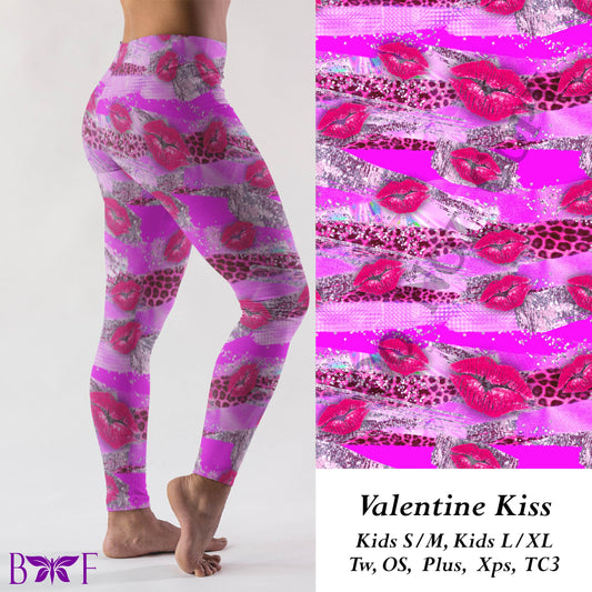 Valentine Kiss leggings and capris